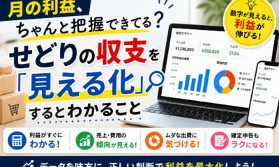 月の利益、ちゃんと把握できてる？せどりの収支を「見える化」するとわかること